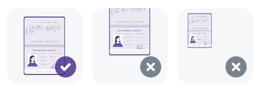 Корректные и некорректные фото или сканы